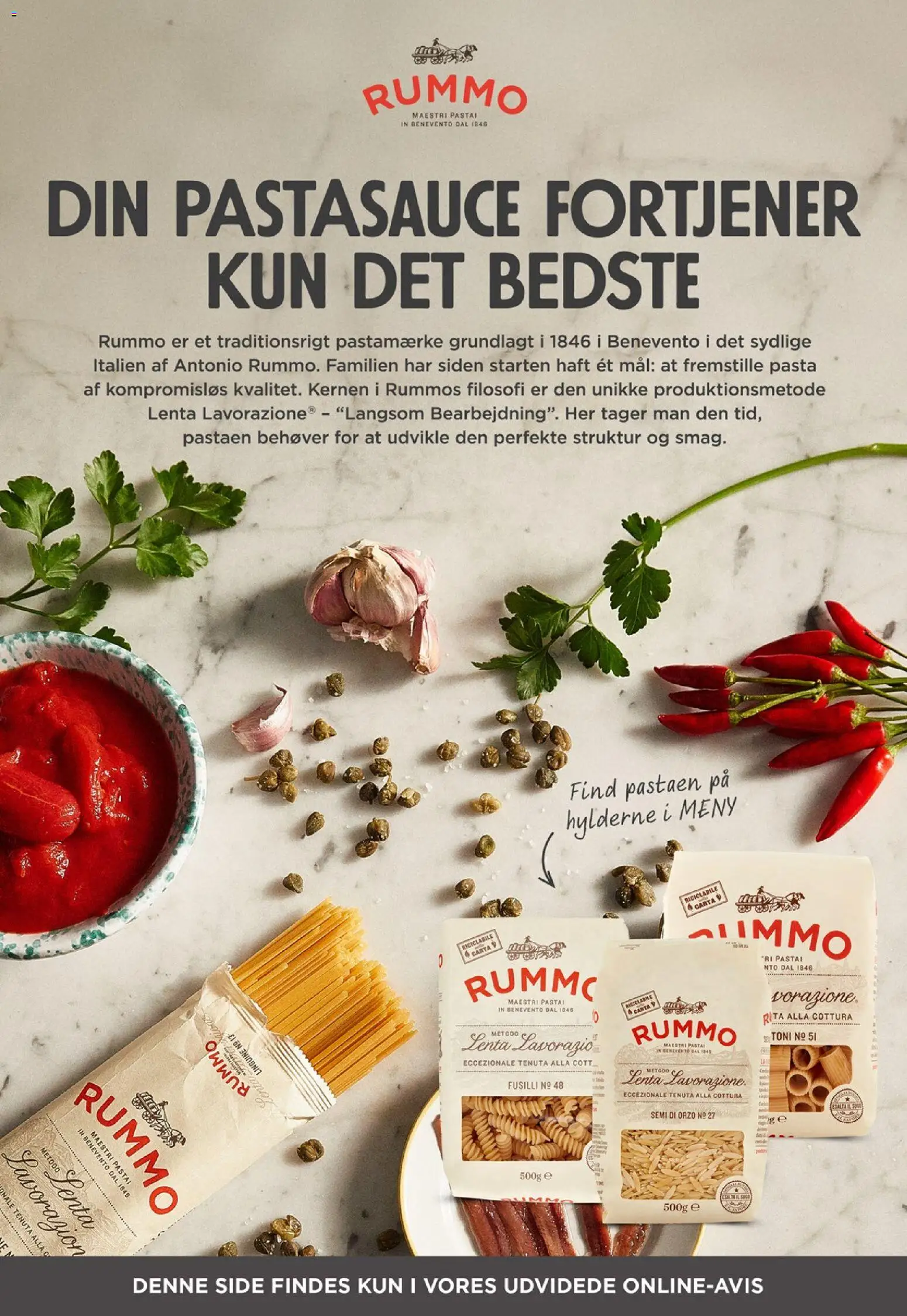 Meny tilbudsavis – gyldig fra 07.11.2025 | Side: 47 | Produkter: Pasta, Pastasauce