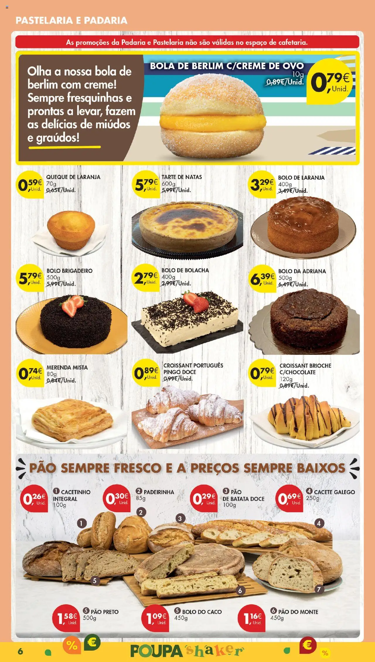 Pingo Doce Poupe Esta Semana Madeira │ válido de 19.08.2025 | Página: 6 | Produtos: Batata, Pão, Tarte, Creme