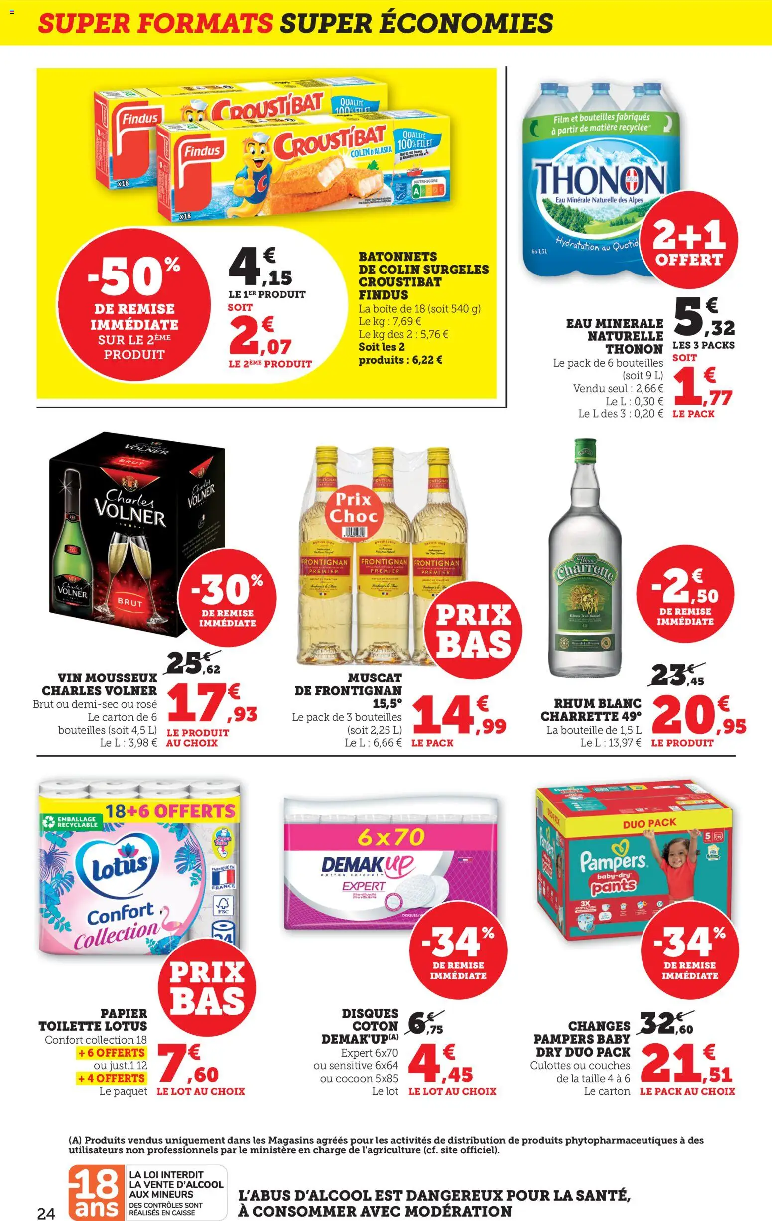 {H1} | Page: 24 | Produits: Vin mousseux, Couches, Coton, Rhum