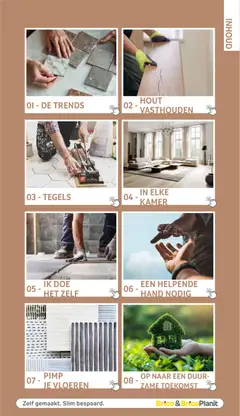 Brico - Ons vloermagazine - Voorbeeld van een folder van Brico, geldig van 04.02.2026 | Pagina: 3 | Producten: Vloeren