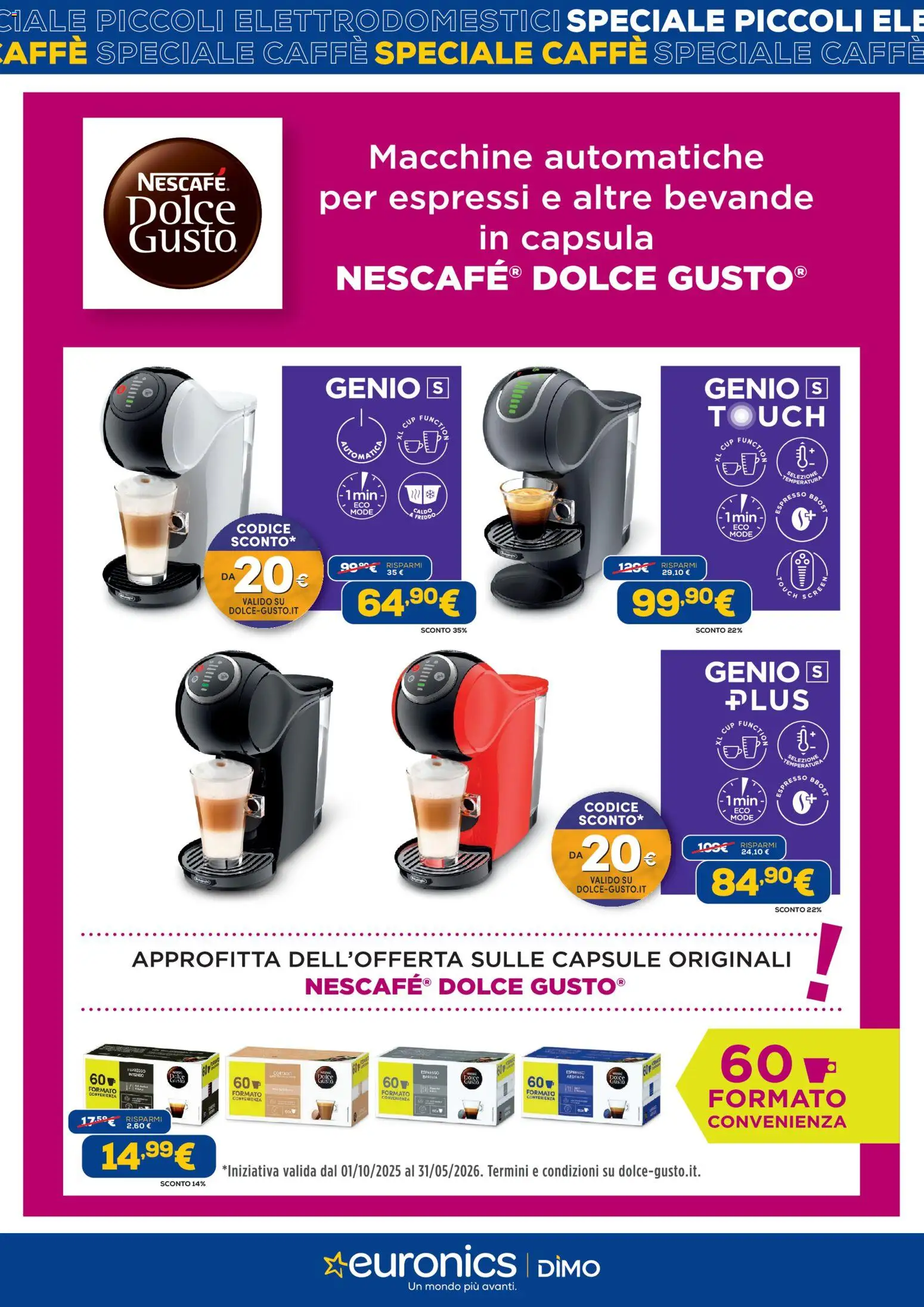 Volantino Euronics del 09.03.2026 | Pagina: 9 | Prodotti: Caffè