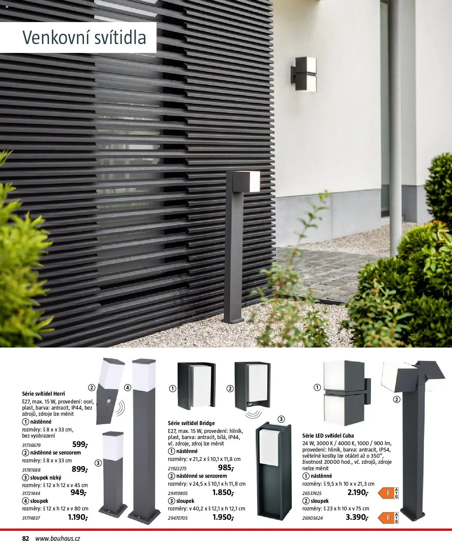 Bauhaus katalog Stavební prvky od 03.11.2025 | Strana: 82 | Produkty: Kostky, LED