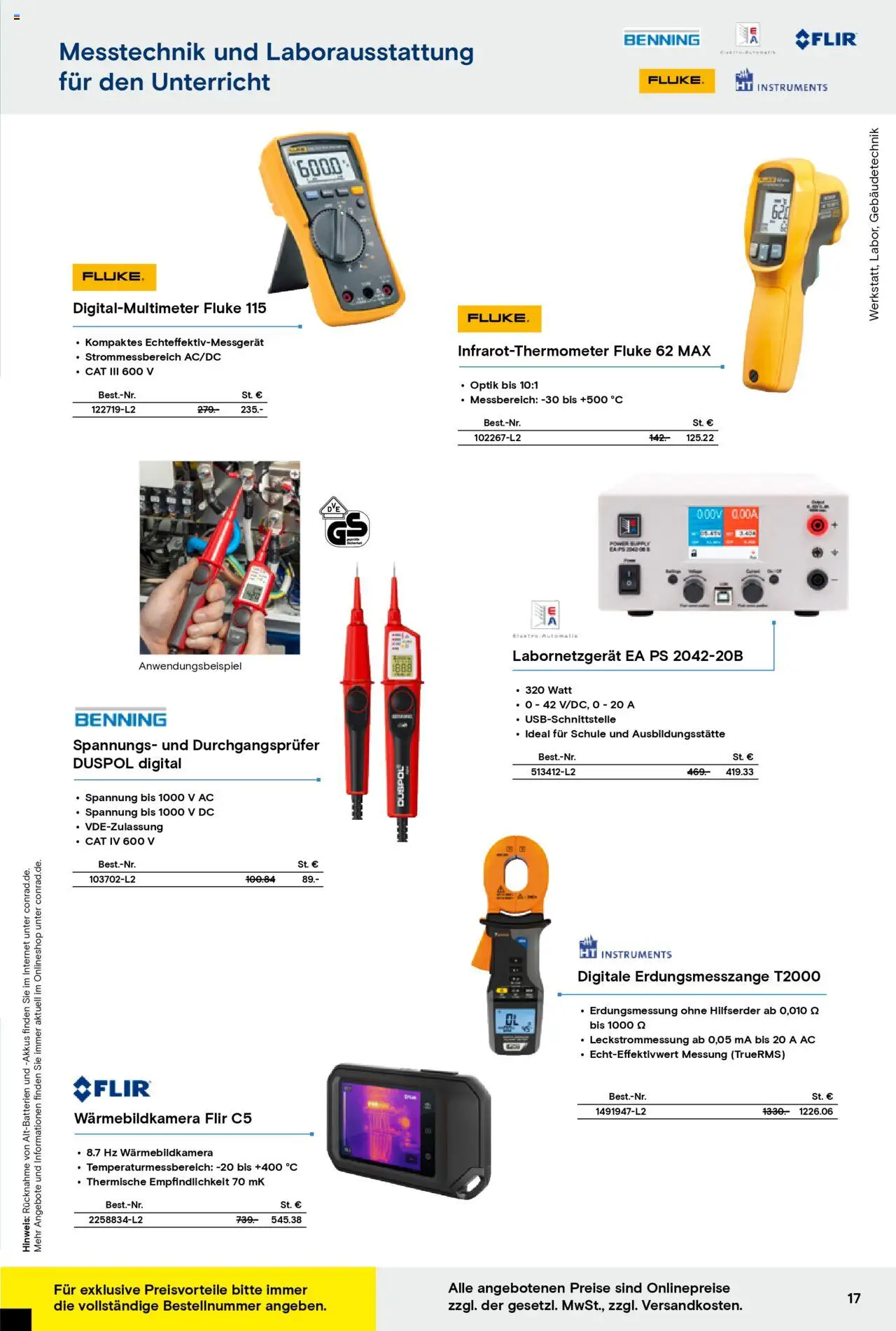 Conrad Education Katalog – gültig ab 01.01.2025 | Seite: 17