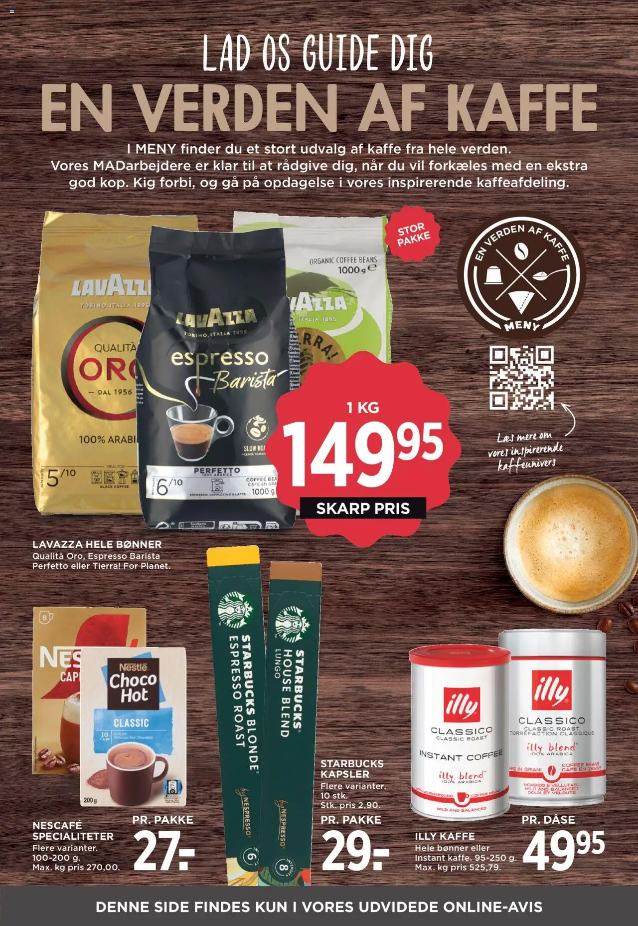 Meny tilbudsavis – gyldig fra 10.10.2025 | Side: 32 | Produkter: Kaffe, Bønner