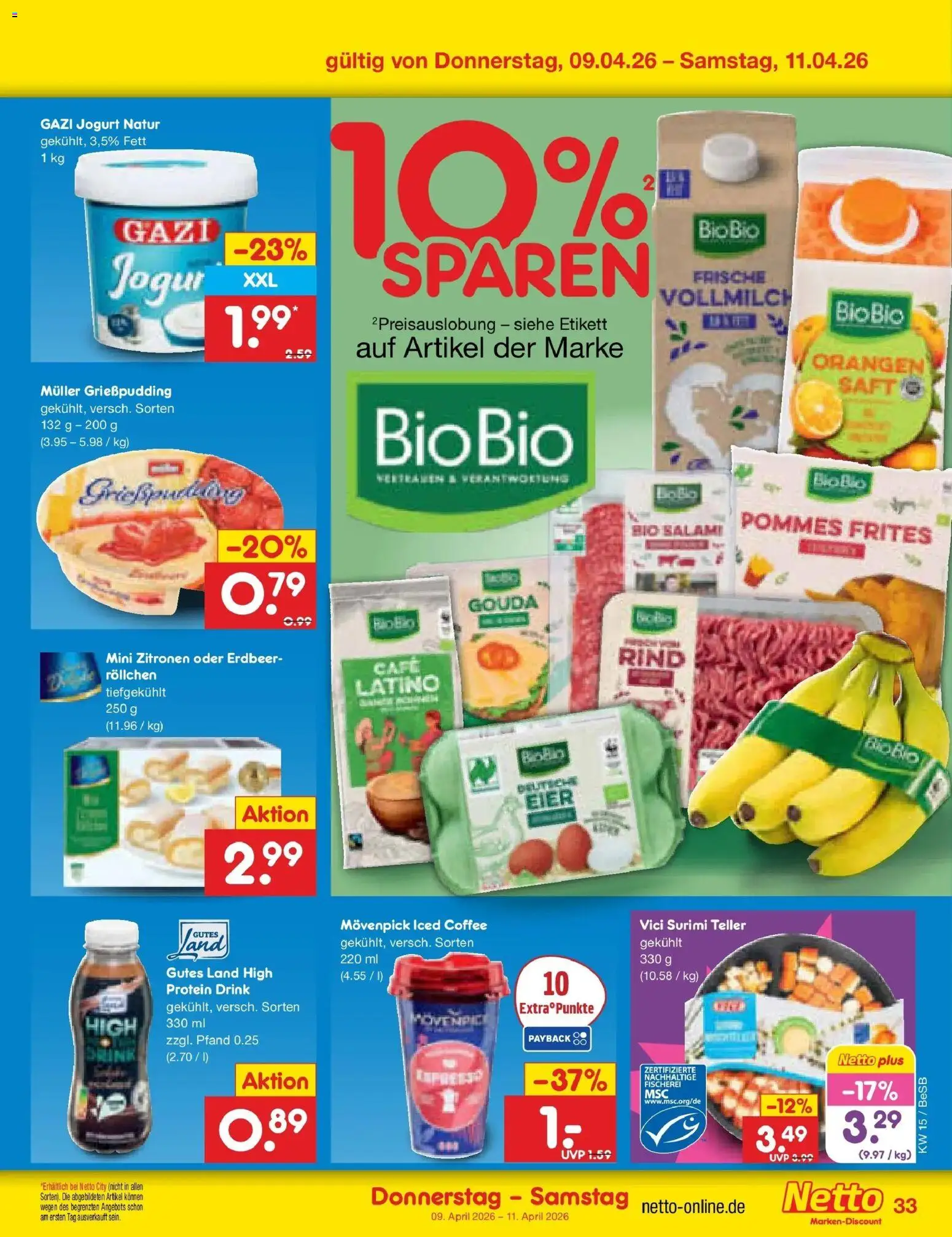 Netto Marken-Discount Prospekt Kremmen	 – gültig ab 07.04.2026 | Seite: 47 | Produkte: Eier, Pommes, Pommes frites, Zitronen