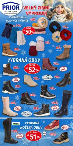 Náhled letáku Prior - Akční Nabídka Obuvi od 08.01.2026