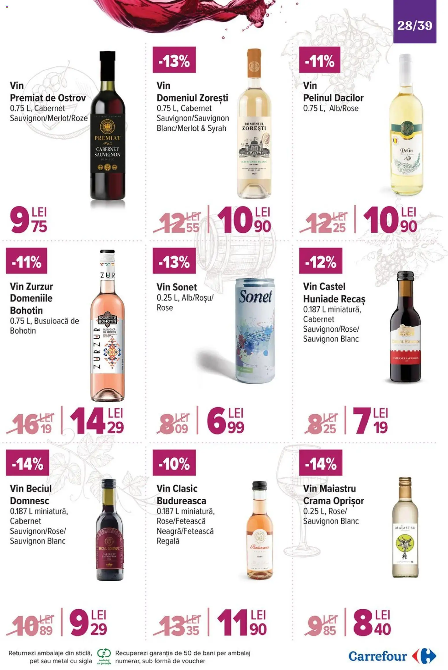 Noul catalog Carrefour – valabil de la 19.11.2025 | Pagină: 28 | Produse: Vin