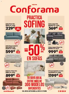 Vista previa Conforama folleto válido desde el 25.09.2025