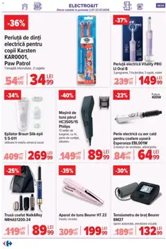 Catalog Carrefour – valabil de la 16.07.2025 | Pagină: 48 | Produse: Epilator, Periuță De Dinți Electrică, Perie, Periuță de dinți