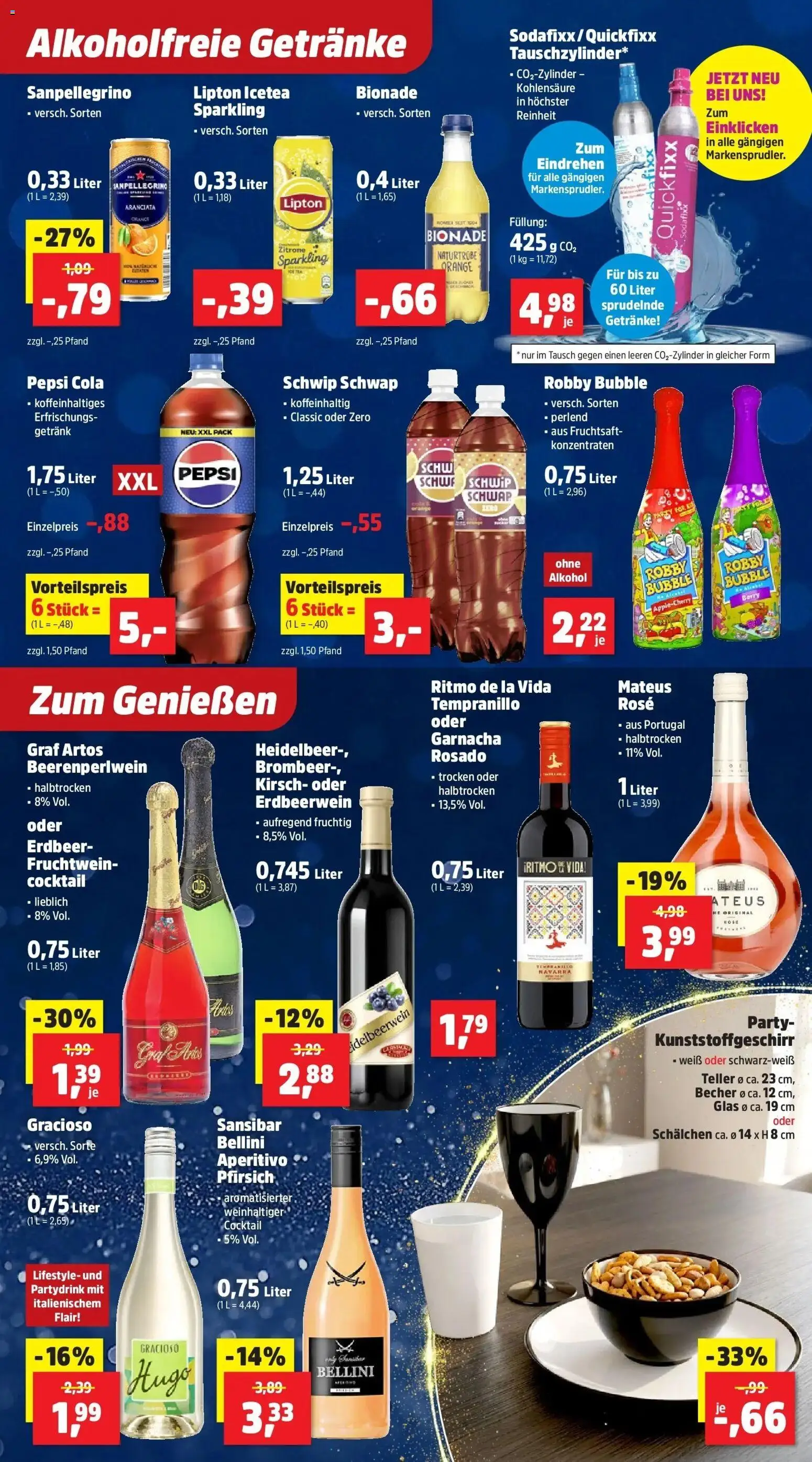 Thomas Philipps - Thomas Philipps: Aktuelle Angebote – gültig ab 28.12.2025 | Seite: 13 | Produkte: Bionade, Pepsi, Fruchtsaft, Hugo