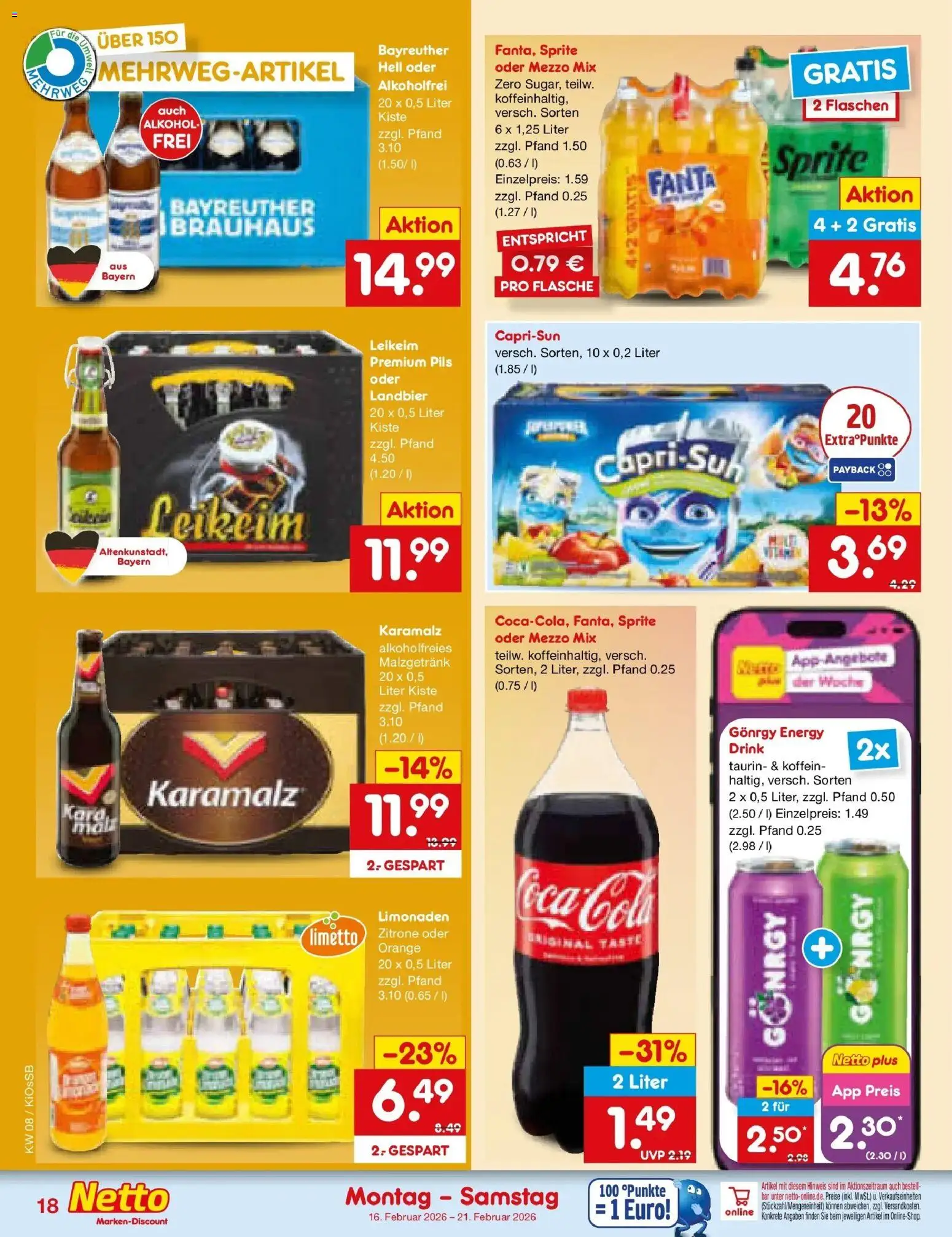 Netto Marken-Discount - Netto: Wochenangebote – gültig ab 15.02.2026 | Seite: 22