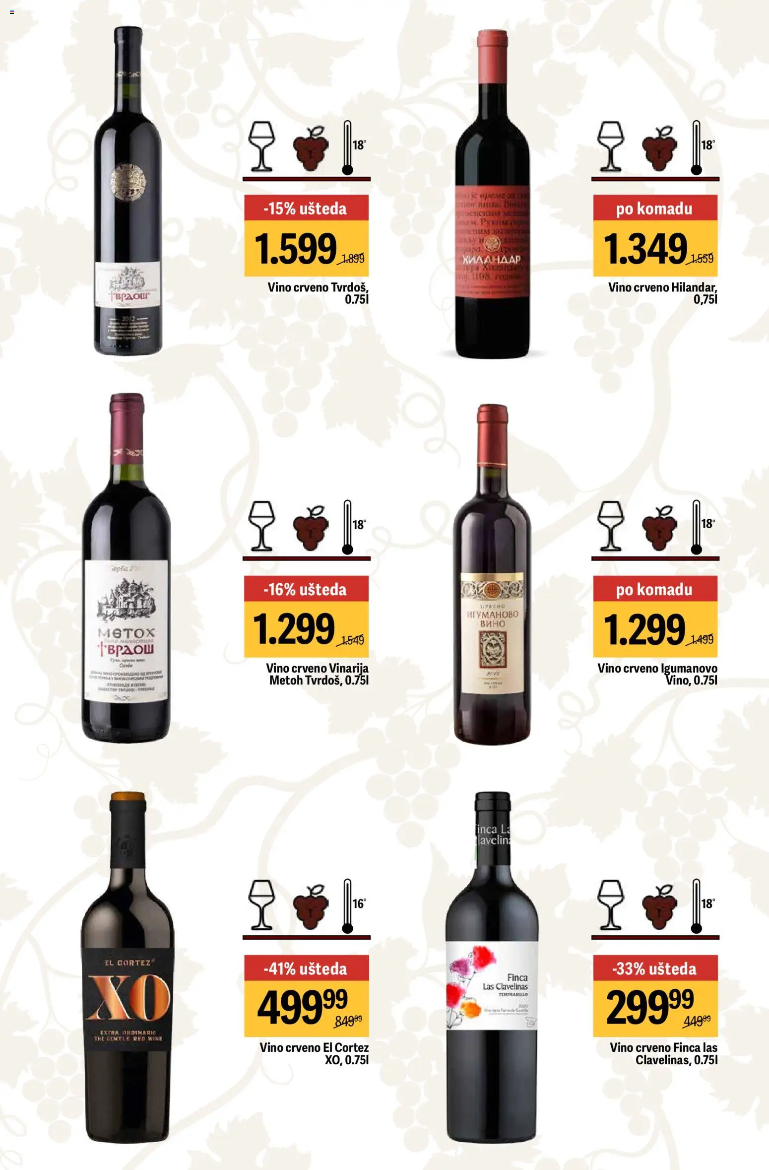 Mega Maxi katalog - važi od 02.04.2026 | Strana: 9 | Proizvode: Vino