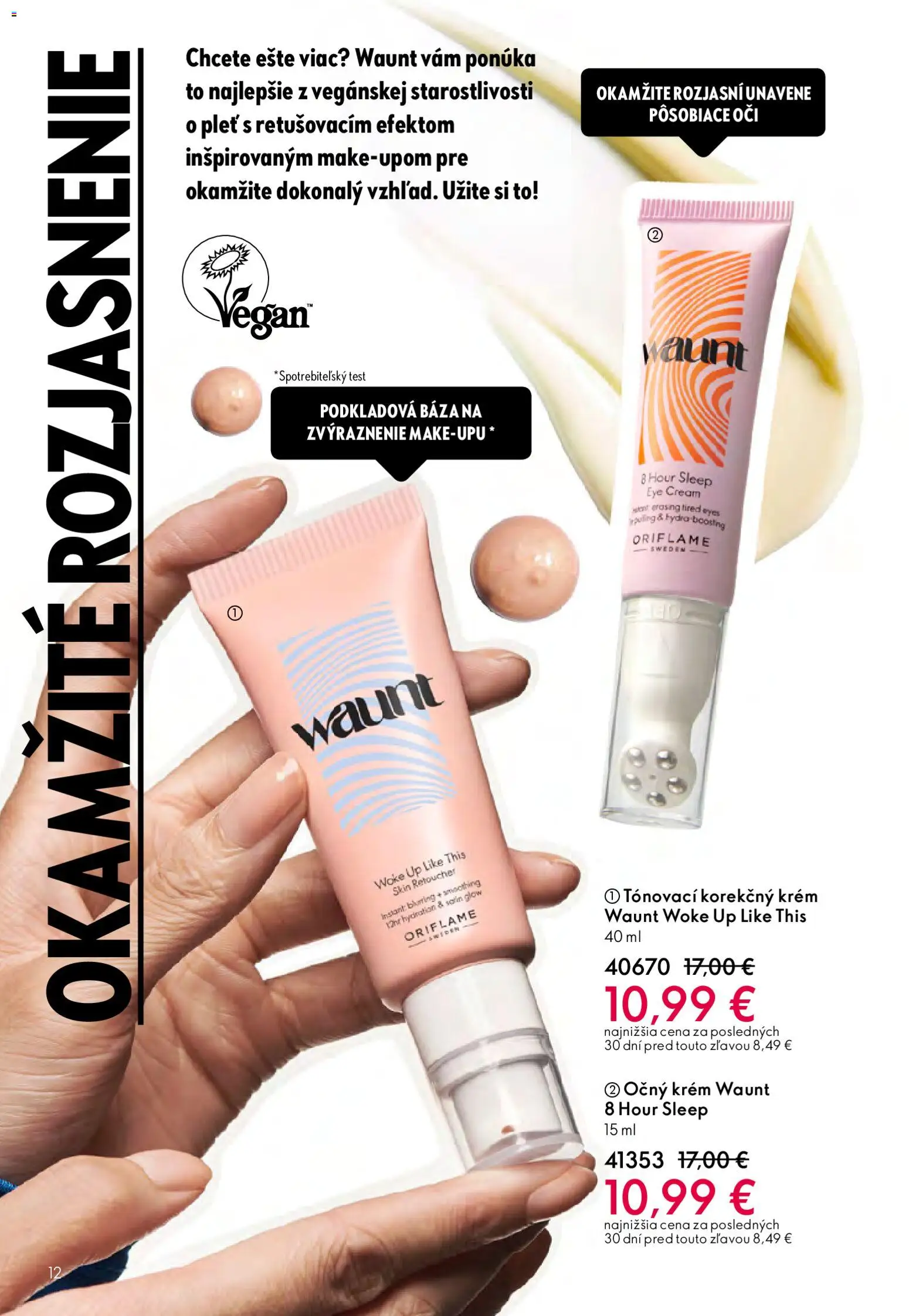 Nové Oriflame akcie – leták je platný od 06.05.2026 | Strana: 12 | Produkty: Krém