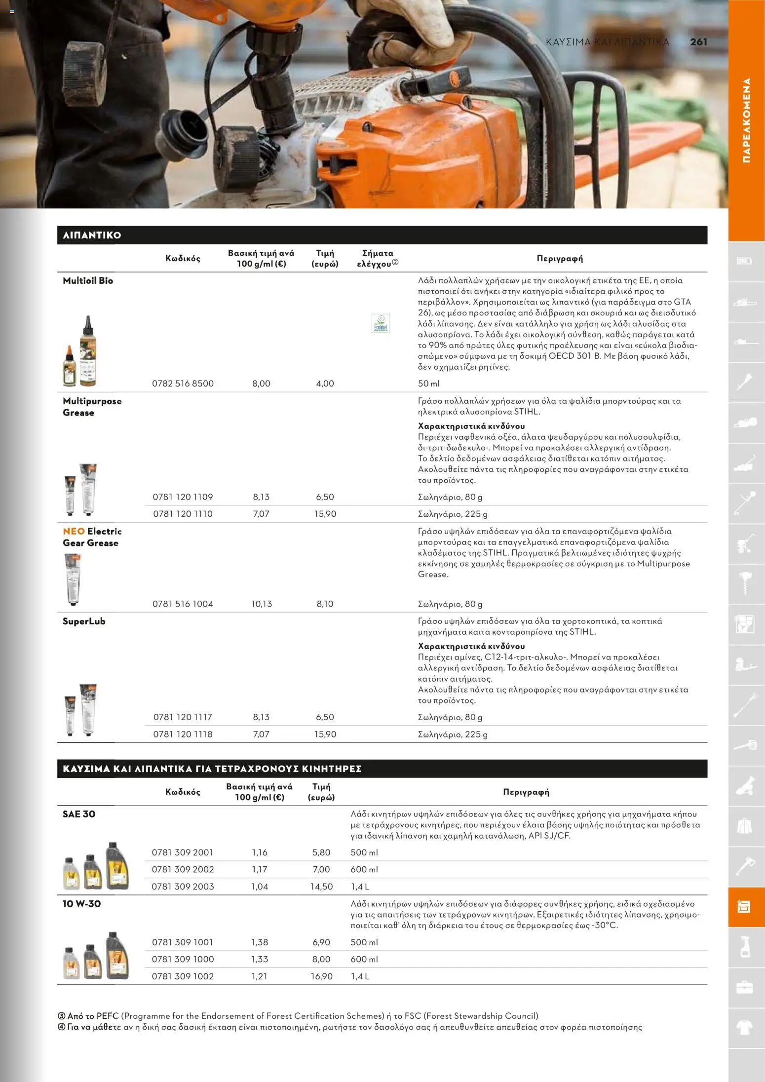 Stihl - Κατάλογος – σε ισχύ από 01.02.2026 | Σελίδα: 262