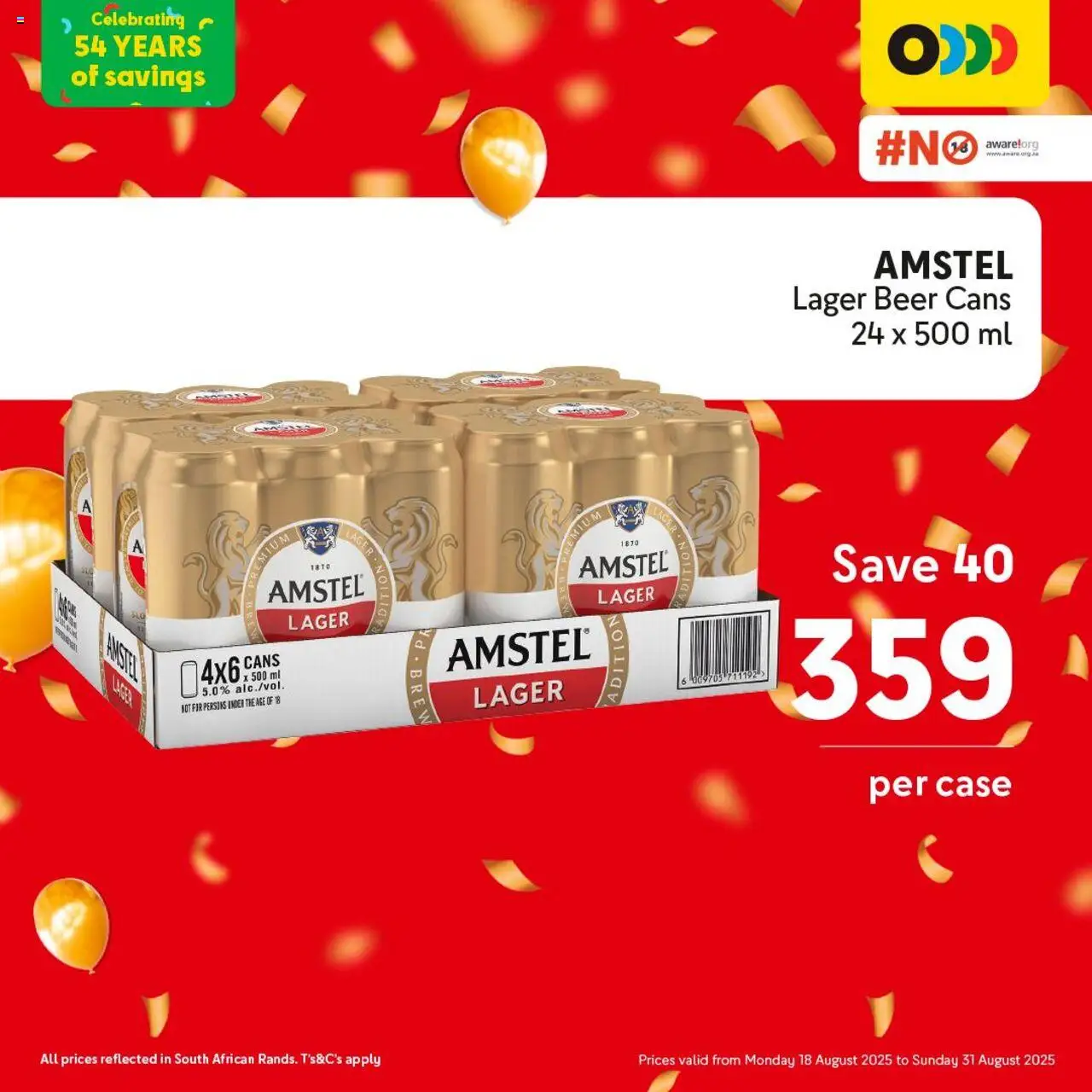 Makro Birthday Deals Beer │ valid from 18.08.2025 | Page: 6 | Products: Case, Beer
