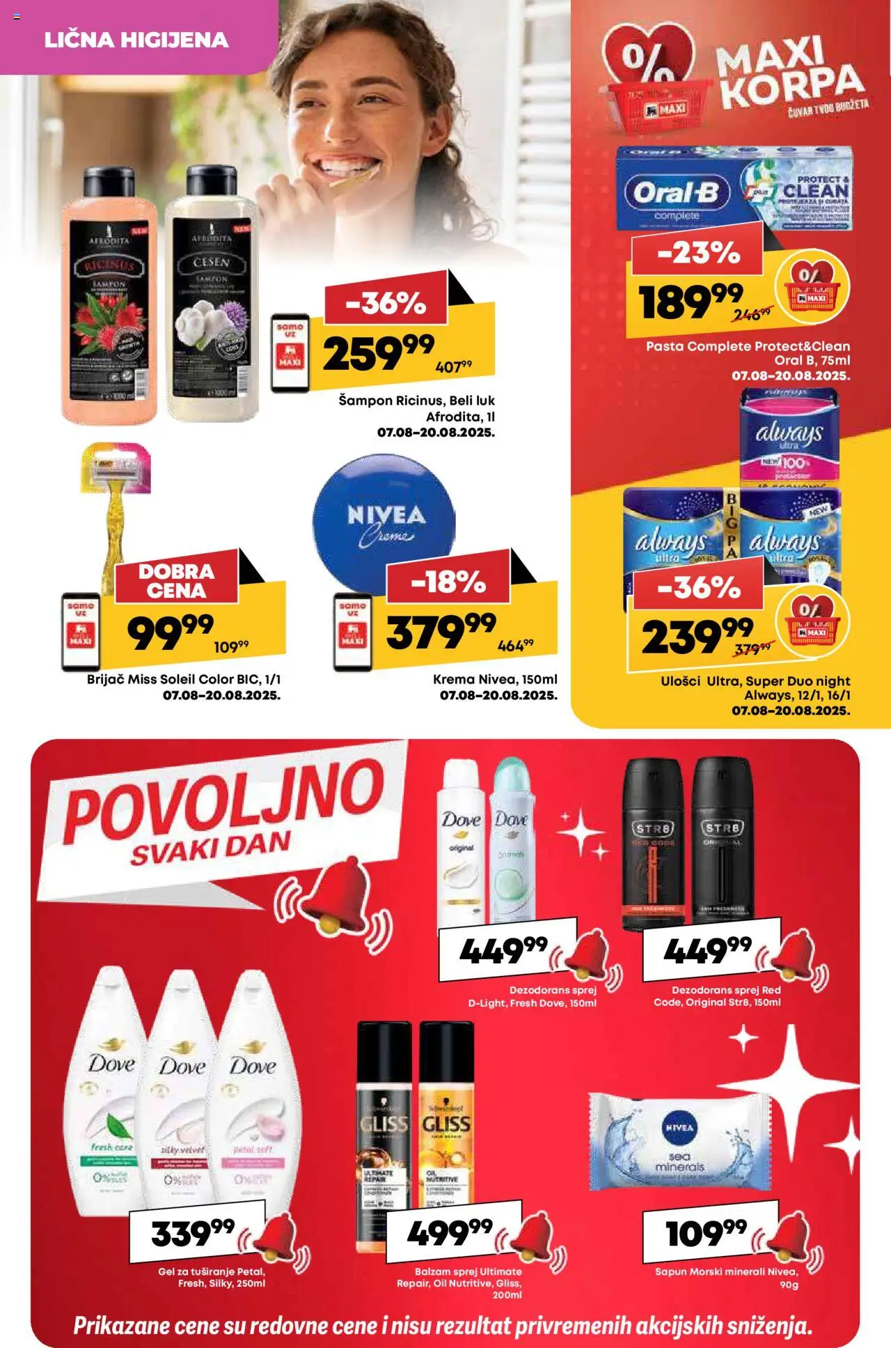 Tempo katalog - važi od 14.08.2025 | Strana: 26 | Proizvode: Nivea, Šampon, Sapun, Dezodorans