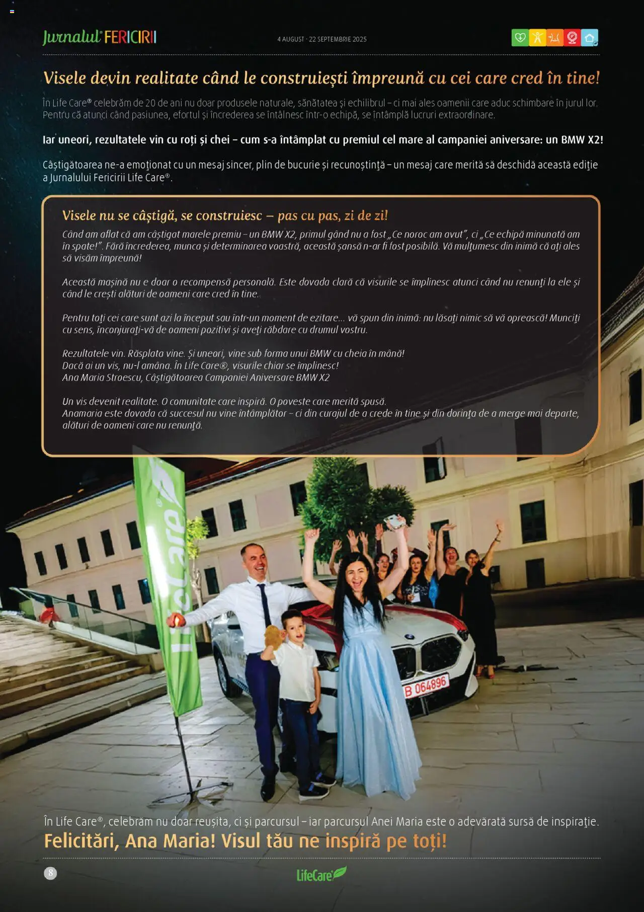 Life Care catalog - Jurnalul Fericirii August/Septembrie  – valabil de la 04.08.2025 | Pagină: 8 | Produse: Vin