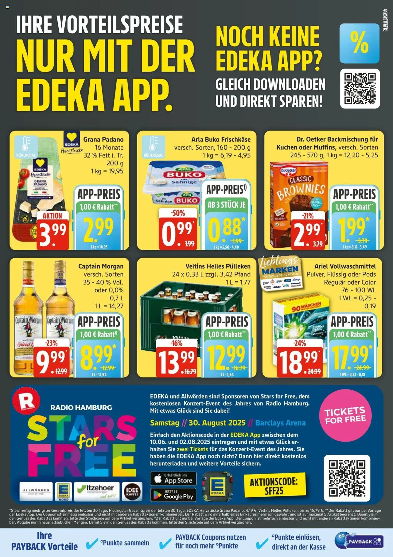 Edeka prospekt Rostock	 - gültig ab dem 20.07.2025 | Seite: 5 | Produkte: Ariel, Kuchen, Veltins, Frischkase