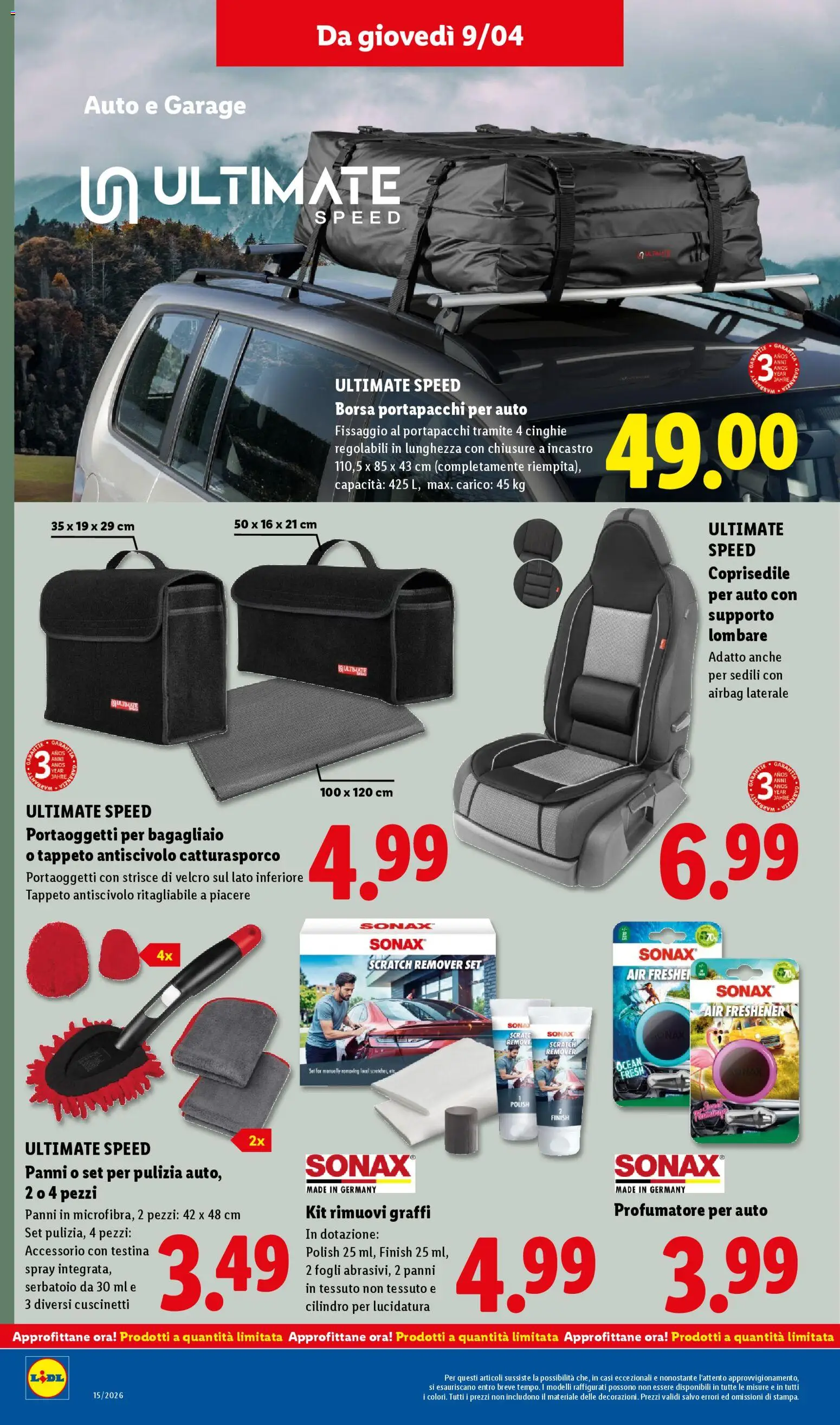 Volantino Lidl del 09.04.2026 | Pagina: 22 | Prodotti: Borsa, Tappeto