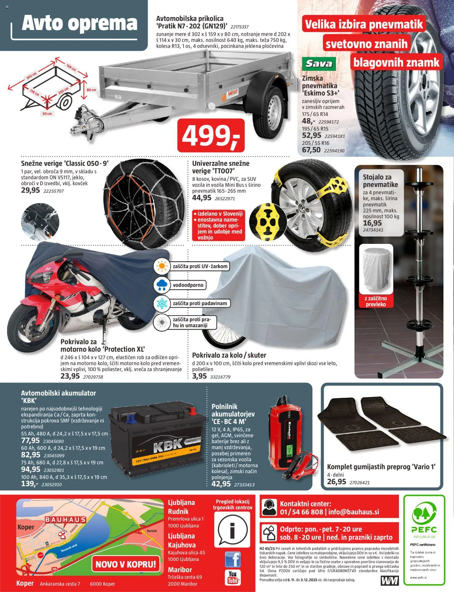 Novi Bauhaus katalog ponudbe – veljaven od 06.11.2025 | Stran: 32 | Izdelki: Teza, Baterije, Akumulator, Kovcek