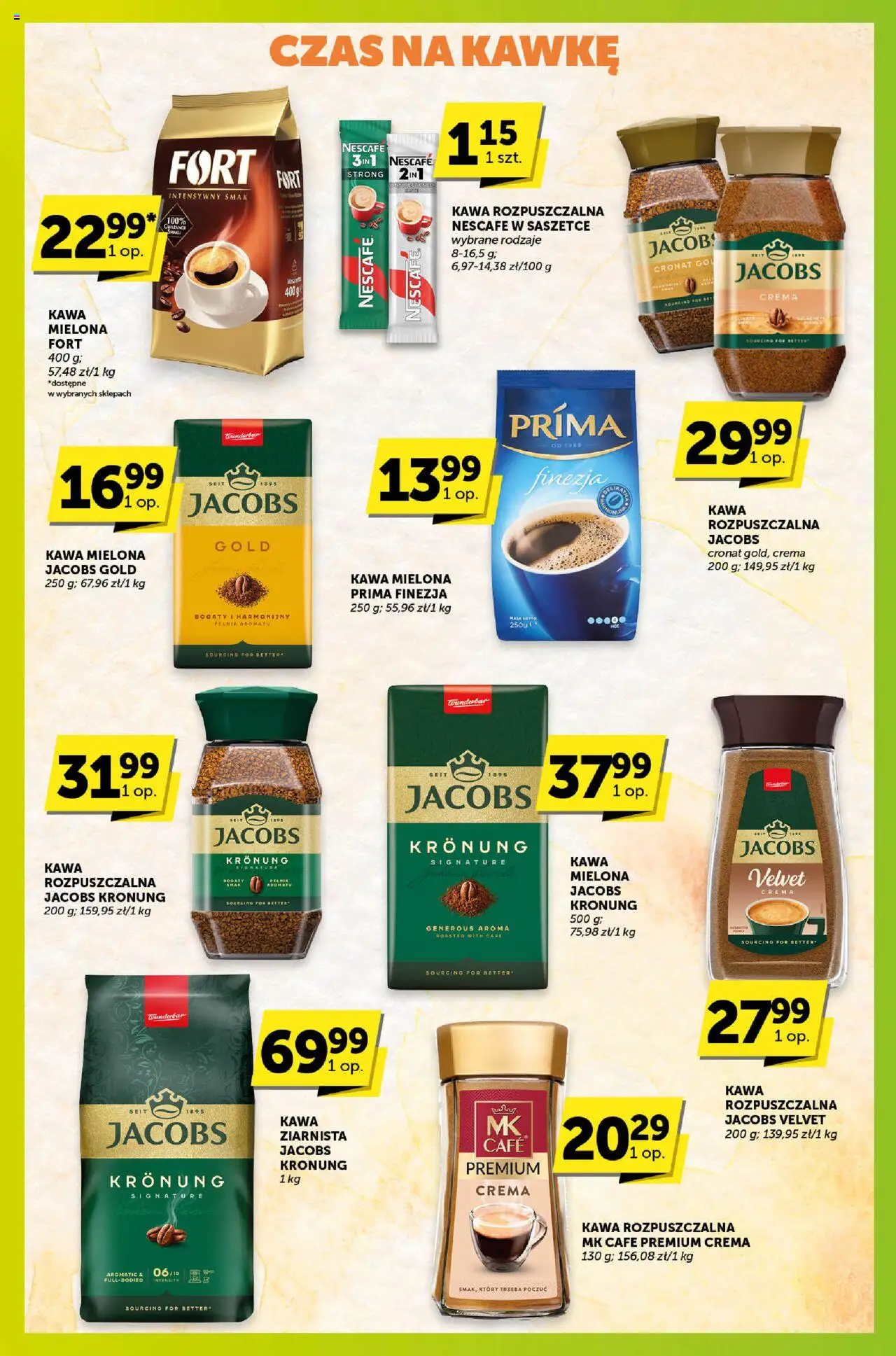 Euro Sklep Gazetka - Sprawdź, co więcej od 16.10.2025 | Strona: 7 | Produkty: Kawa mielona Prima, Nescafe, Kawa rozpuszczalna, Kawa