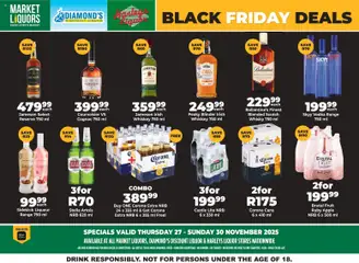 Diamond Discount Liquors specials catalogue – valid from 27.11.2025