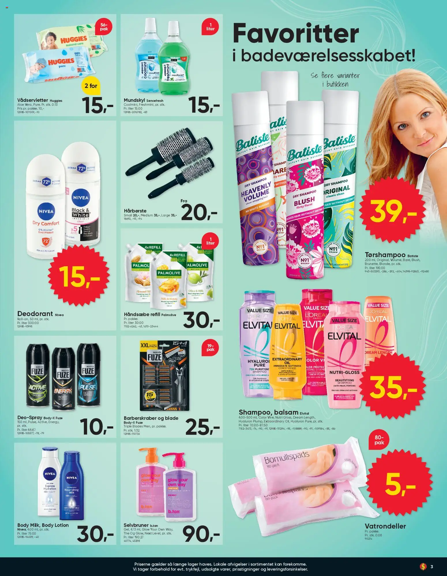 Bigdollar tilbudsavis – gyldig fra 13.02.2026 | Side: 3 | Produkter: Blush, Shampoo, Balsam, Mundskyl