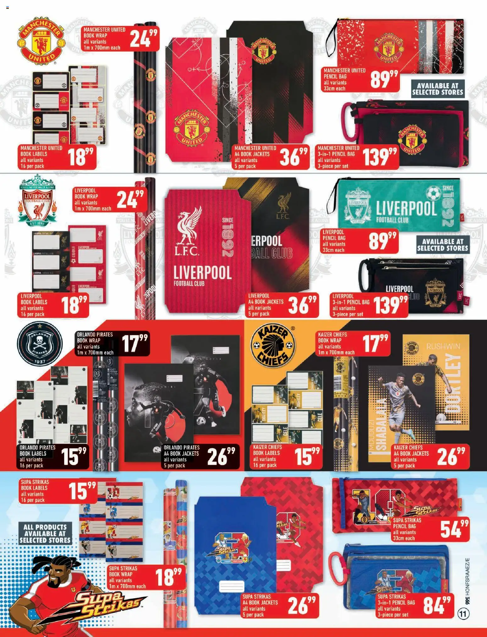 New Shoprite catalogue – valid from 29.12.2025 | Page: 11 | Products: Pencil, Jackets, Drone, Bag