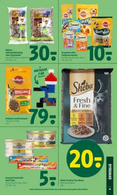 Dreamies eller Pedigree snacks*, 60-140 g. Kg-pris maks. 166,67. Frit valg. 1 stk. gyldig fra 06.11.2025 | Side: 21