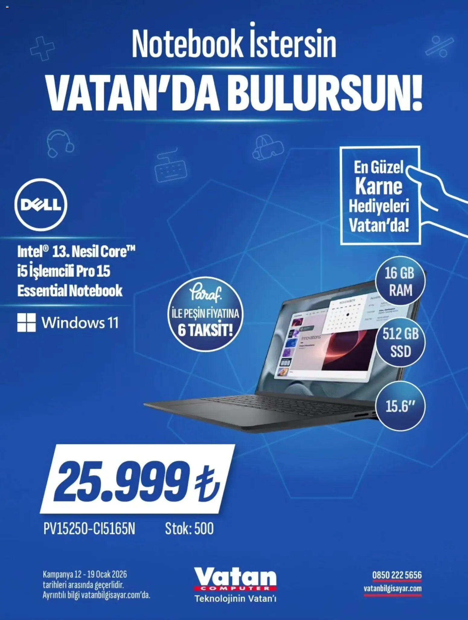 Vatan Bilgisayar İndirim - 12.01.2026 tarihinden itibaren geçerlidir | Sayfa: 18 | Ürünler: Ocak