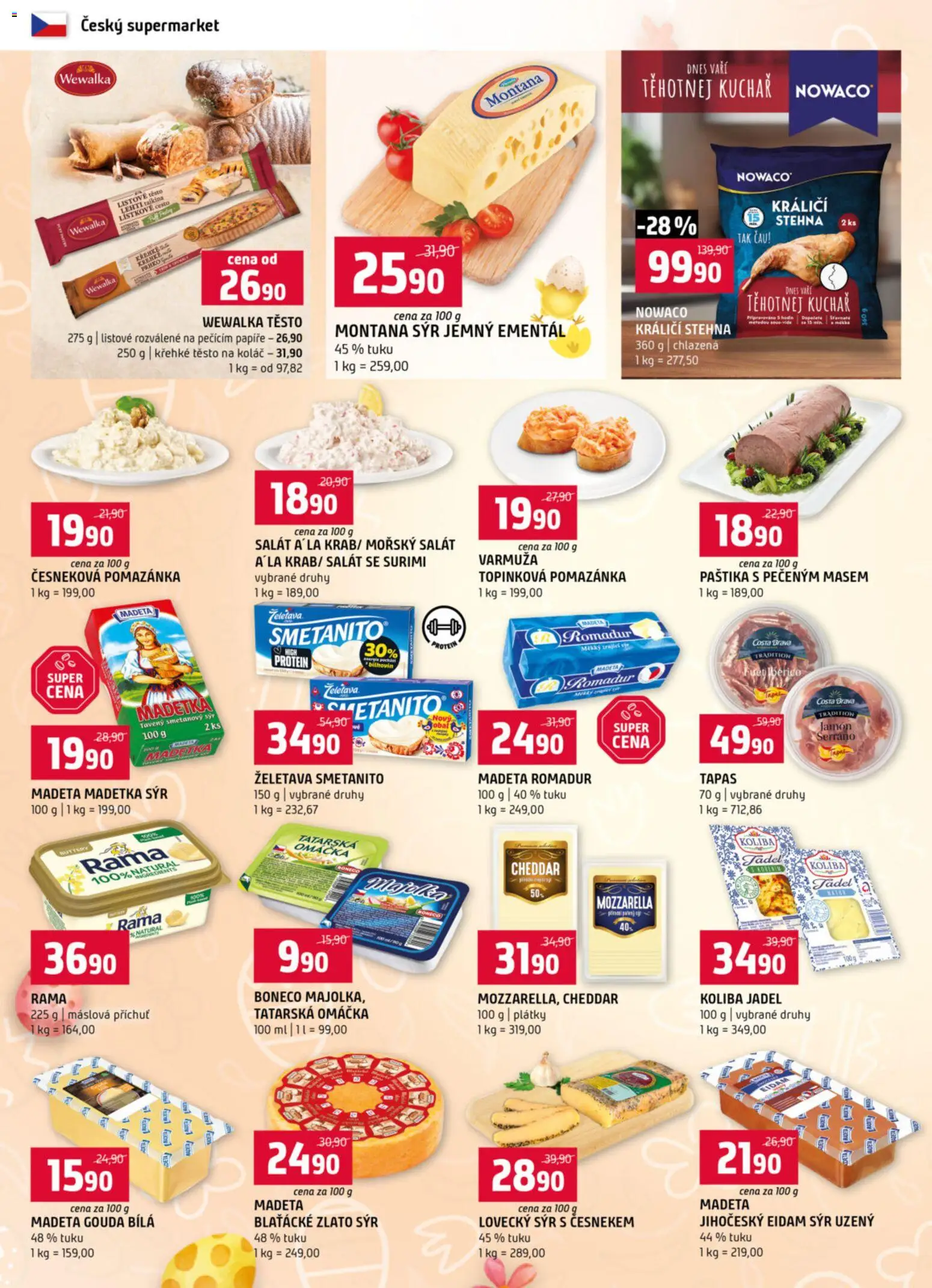 Terno leták - Tábor  od 01.04.2026 | Strana: 4 | Produkty: Sýr, Rama, Surimi, Cheddar