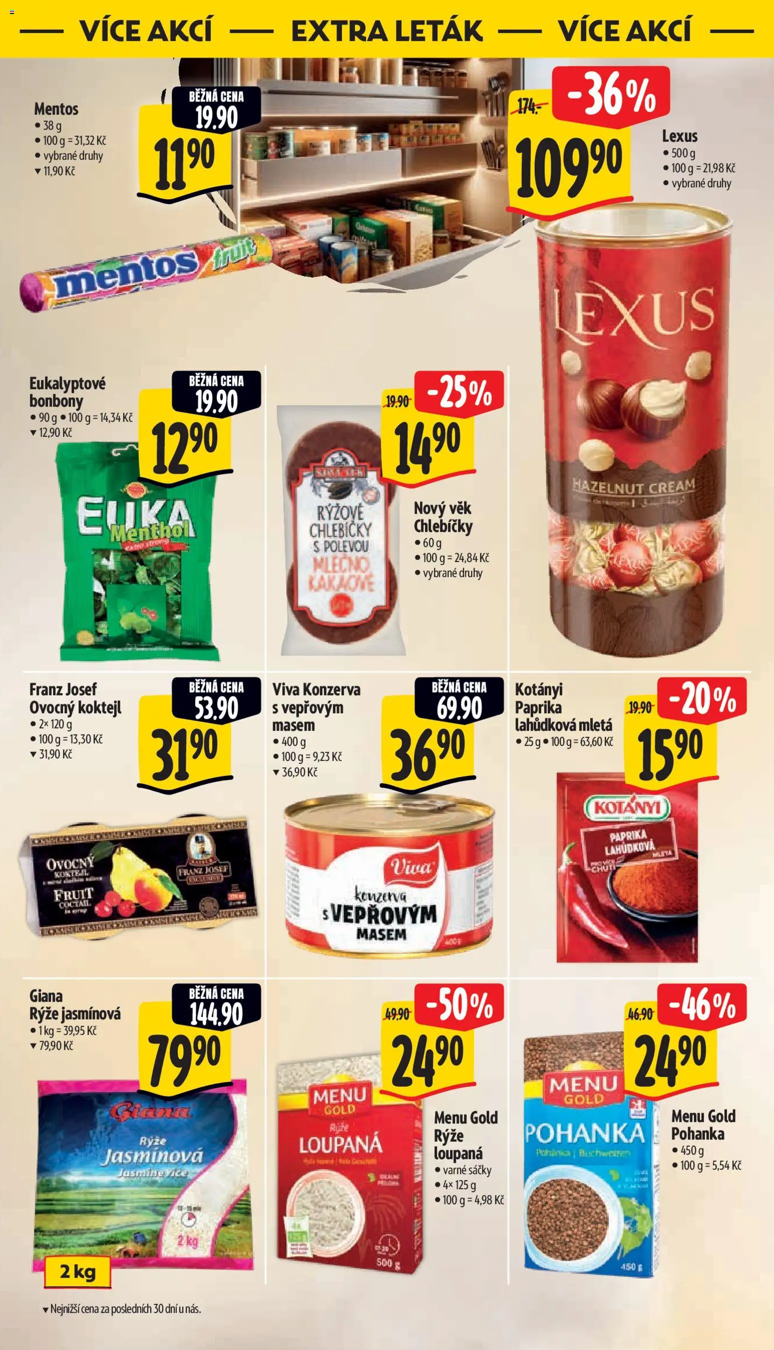 Albert leták - Supermarket od 14.01.2026 | Strana: 32 | Produkty: Rýže, Bonbóny, Pohanka, Paprika