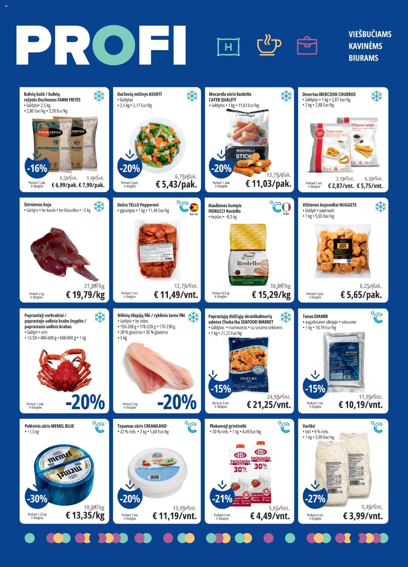 ePromo akcijos nuo 12.11.2025 | Puslapis: 6 | Prekių: Salotos, Pelėsinis sūris, Vištienos, Kumpis