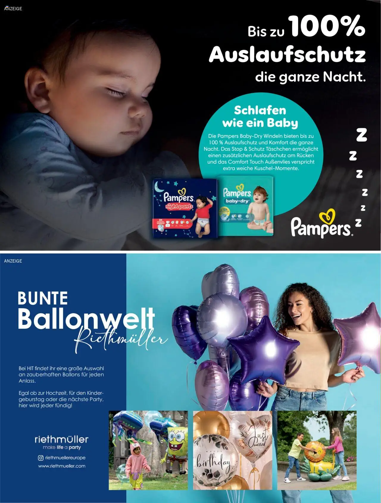 HIT Pures Leben – gültig ab 01.10.2025 | Seite: 34 | Produkte: Pampers