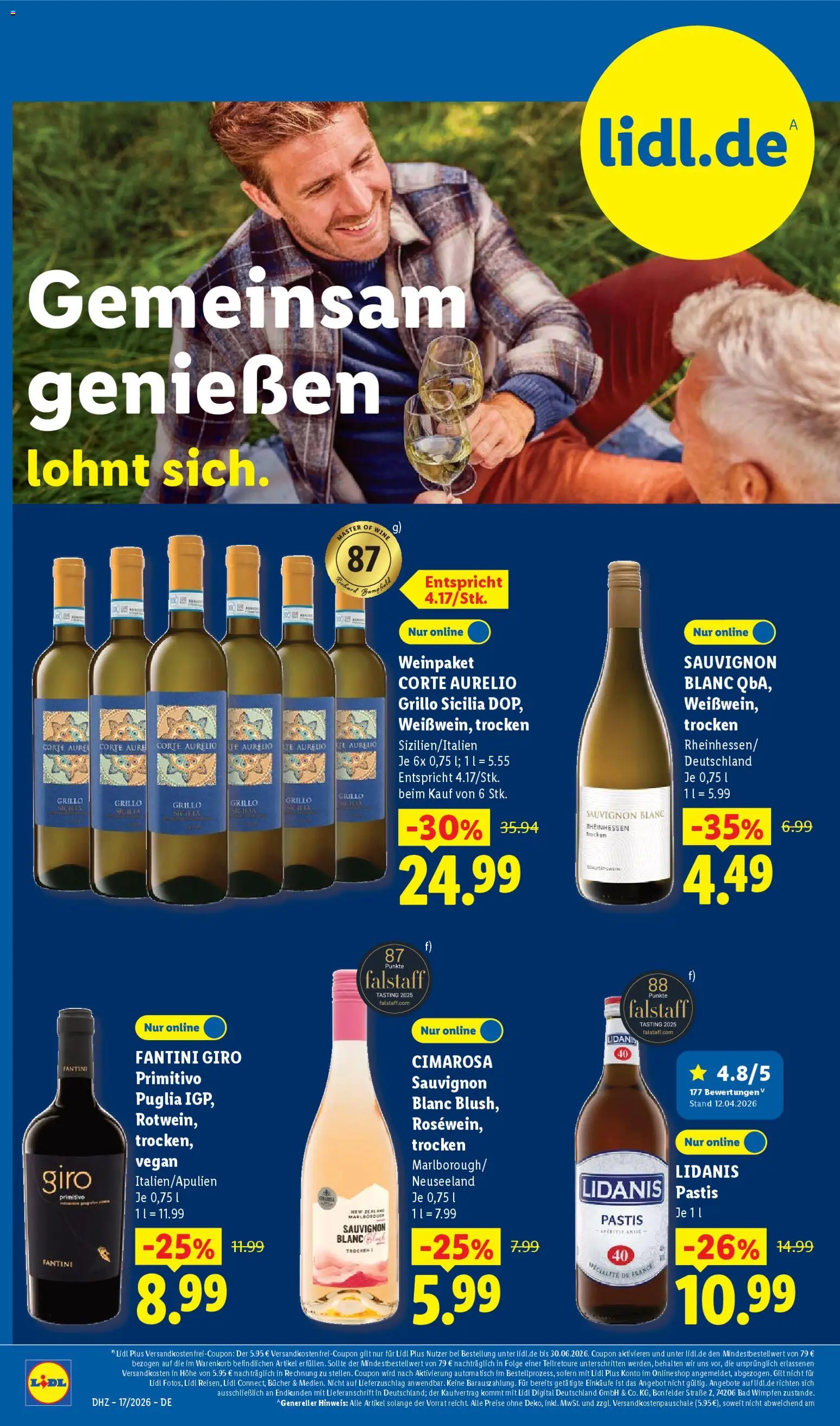 Lidl Německo leták od 20.04.2026 | Strana: 32 | Produkty: Vegan, Primitivo, Pastis