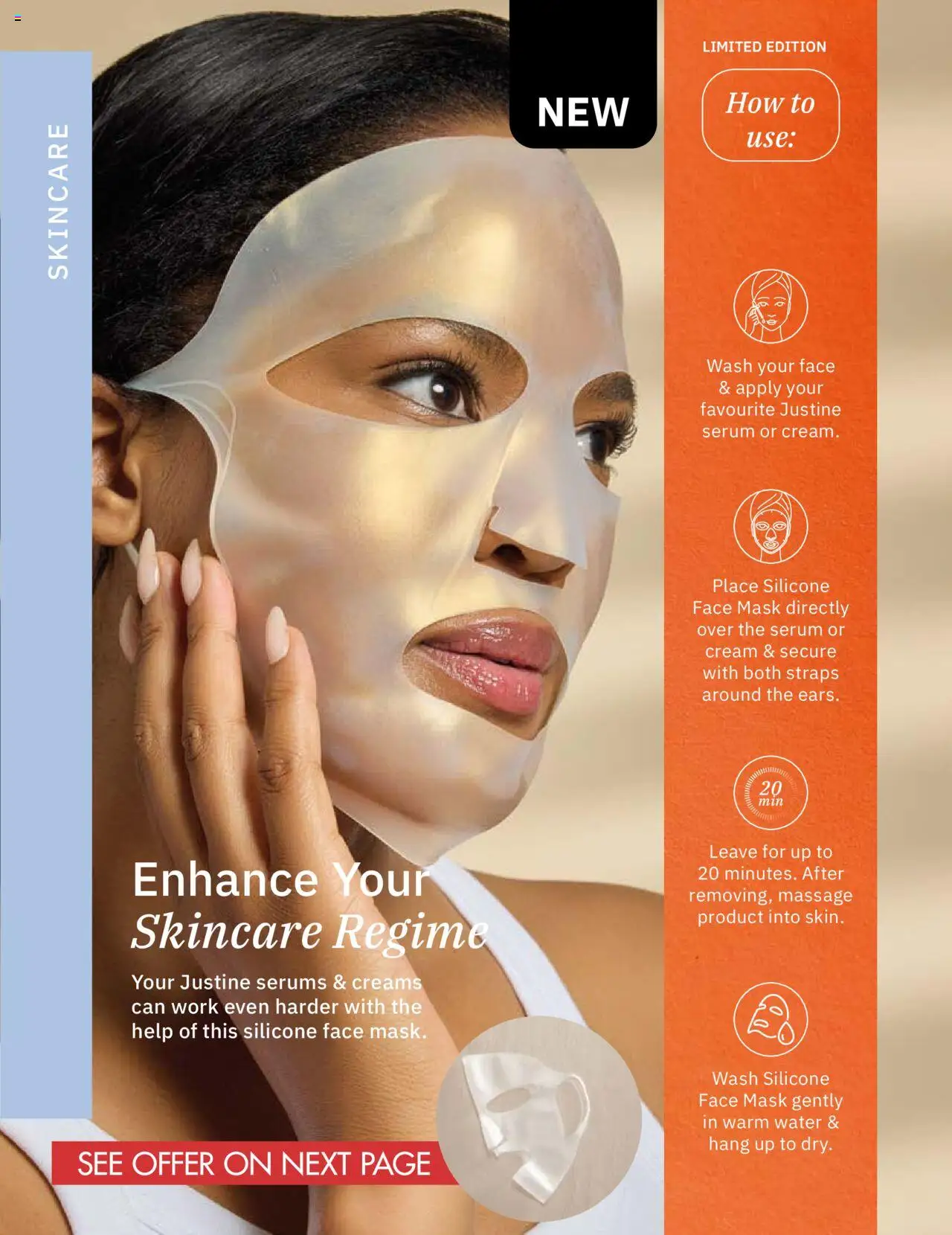 Justine Specials │ valid from 01.08.2025 | Page: 32 | Products: Serum, Mask, Silicone, Water