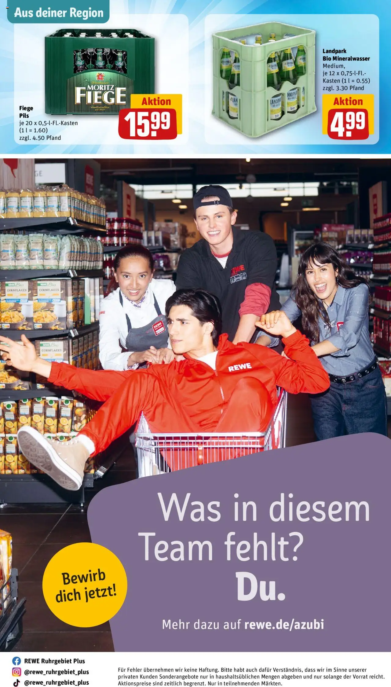 Rewe ihr Kaufpark Prospekt 	 – gültig ab 20.10.2025 | Seite: 33 | Produkte: Pils, Mineralwasser