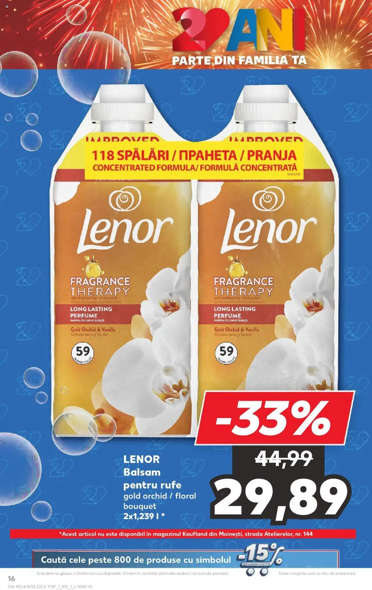 Catalog Kaufland - Alexandria – valabil de la 13.08.2025 | Pagină: 16 | Produse: Orhidee, Balsam, Yorgan, Pește