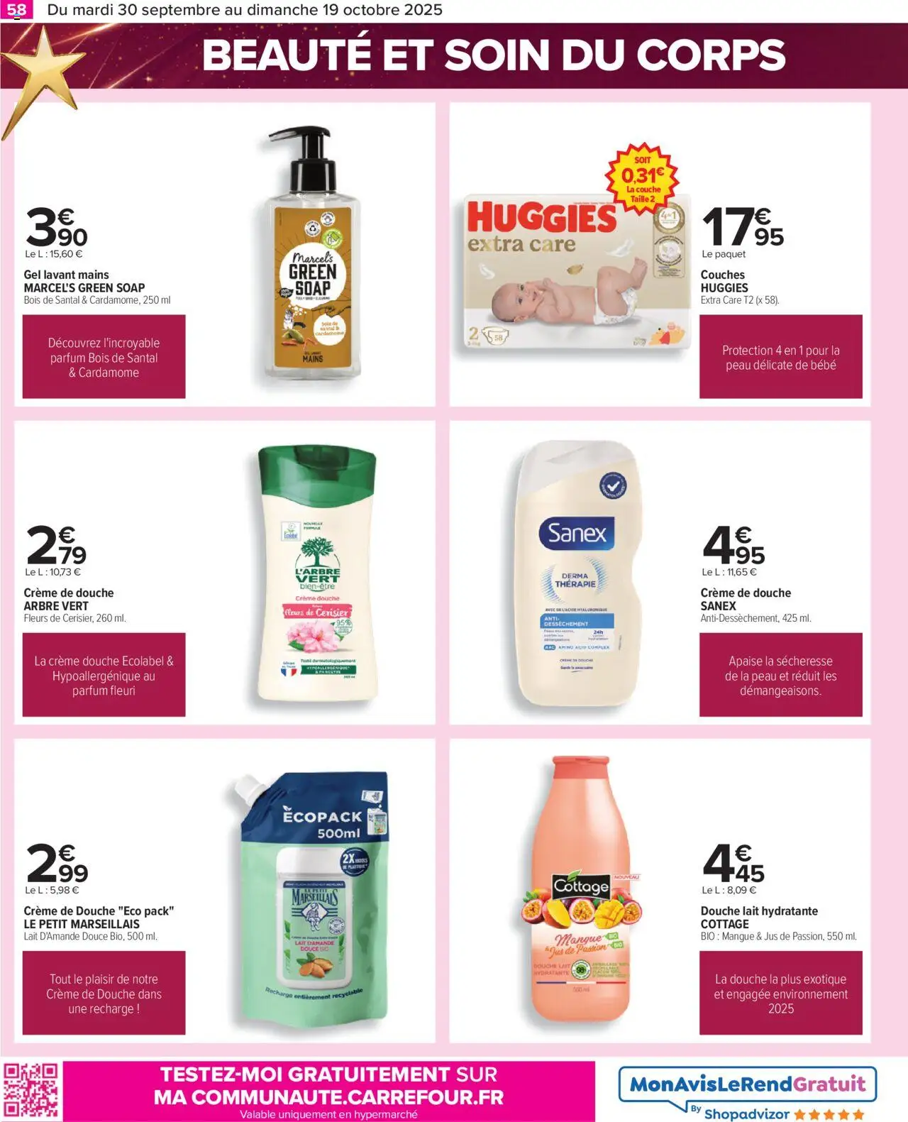  | Page: 58 | Produits: Mangue, Couches, Parfum, Jus