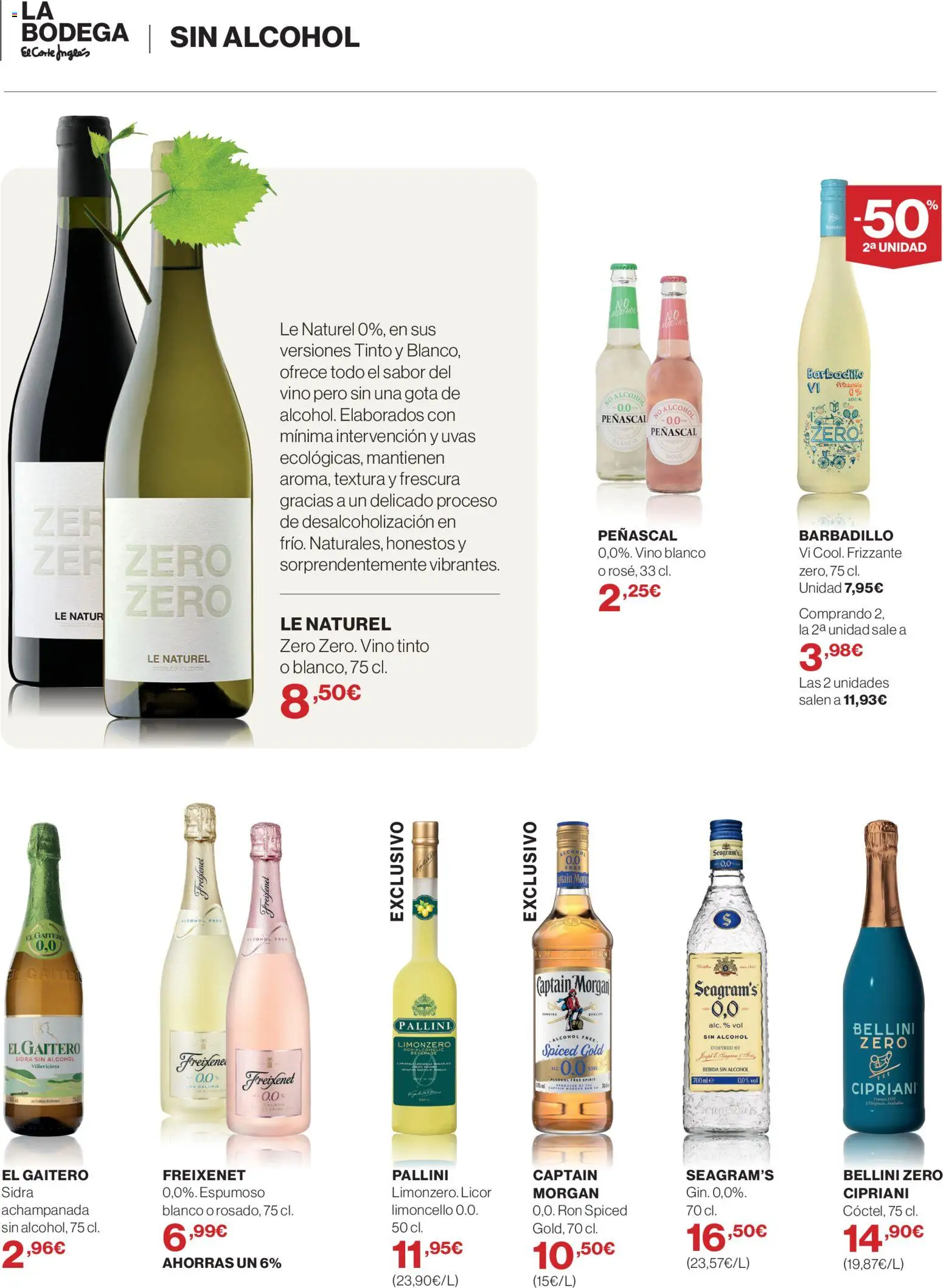 Supercor Península y Baleares │ válido desde el 23.04.2026 | Página: 18 | Productos: Licor, Ron, Τζίντζερ, Vino