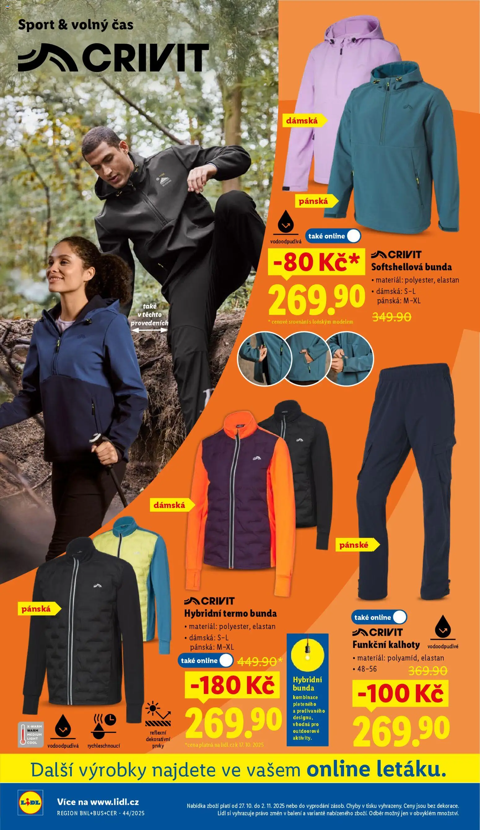 Lidl leták od 27.10.2025 | Strana: 40 | Produkty: Bunda, Kalhoty, Pants