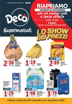 Anteprima del volantino Decò Supermercati - Pompei catalogo valido a partire dal 20.11.2025