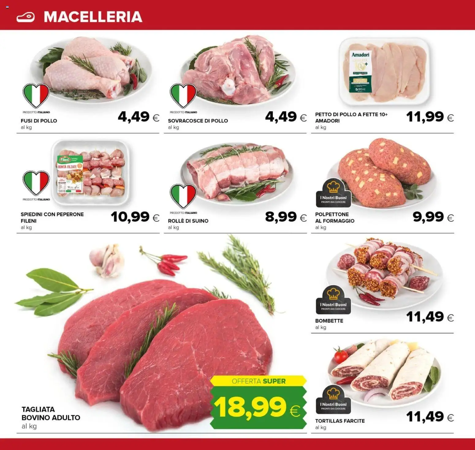 Volantino Tigre del 21.11.2025 | Pagina: 6 | Prodotti: Petto di Pollo, Pollo, Formaggio, Spiedini