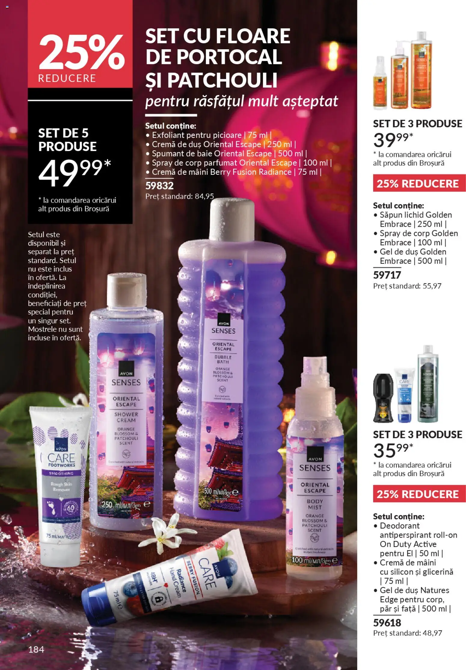 Noul catalog Avon – valabil de la 01.01.2026 | Pagină: 186 | Produse: Duș, Cremă de mâini, Gel de duș, Deodorant
