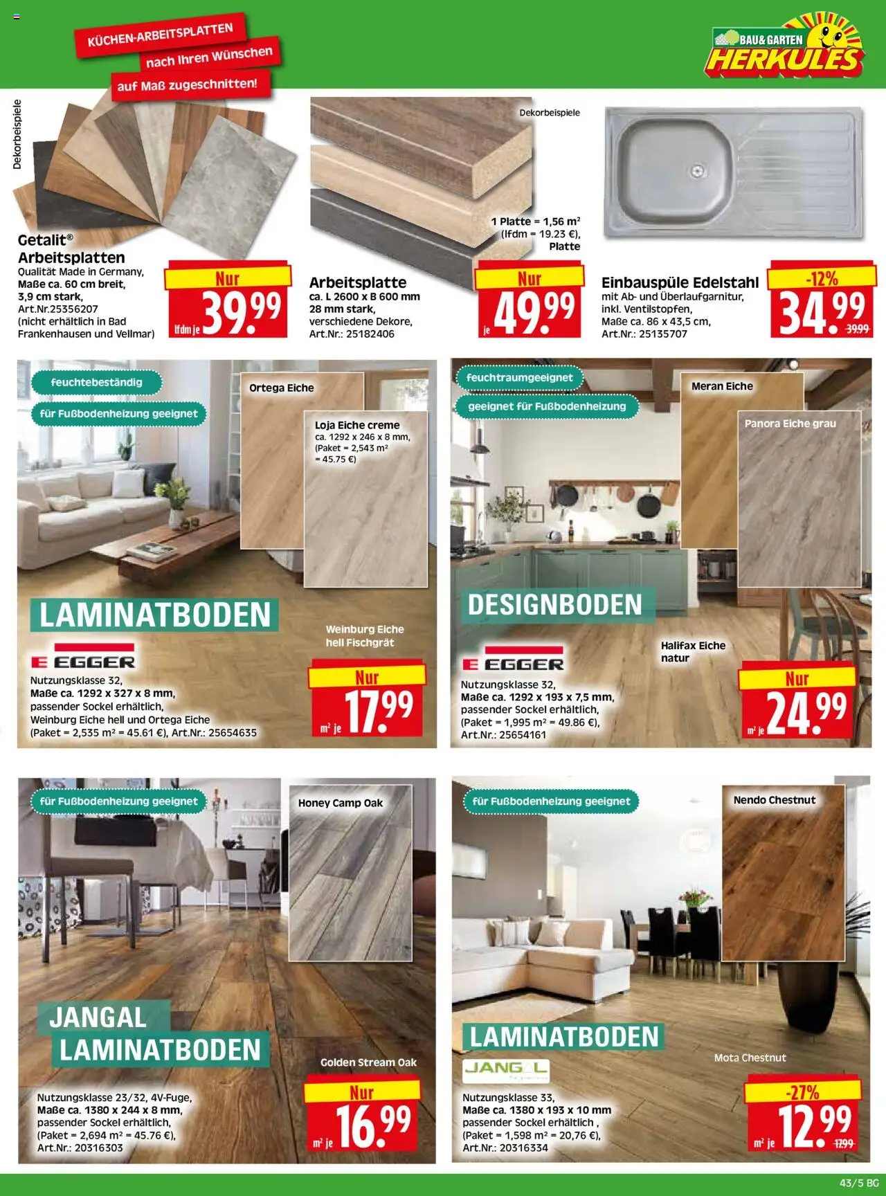 HERKULES Bau & Garten – gültig ab 20.10.2025 | Seite: 5 | Produkte: Bad, Creme