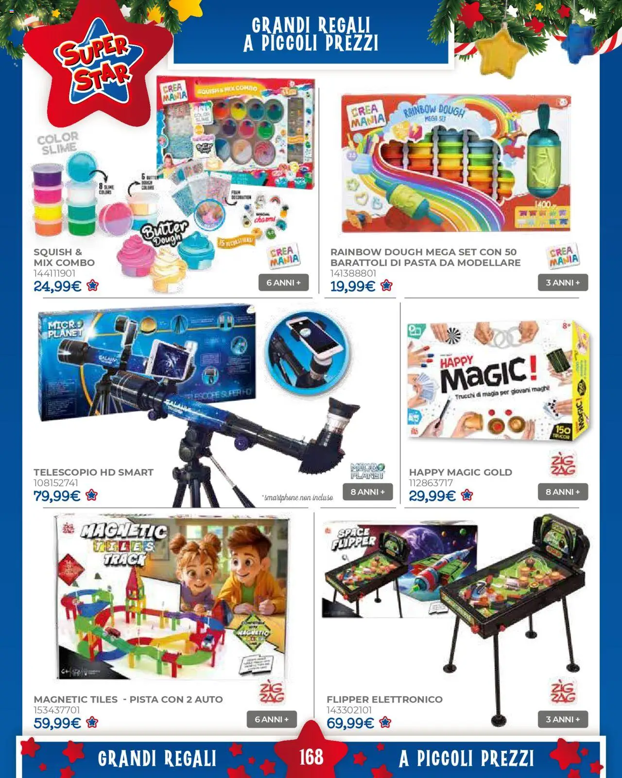 Volantino Toys Center del 17.10.2025 | Pagina: 170 | Prodotti: Pasta, Smartphone, Barattoli