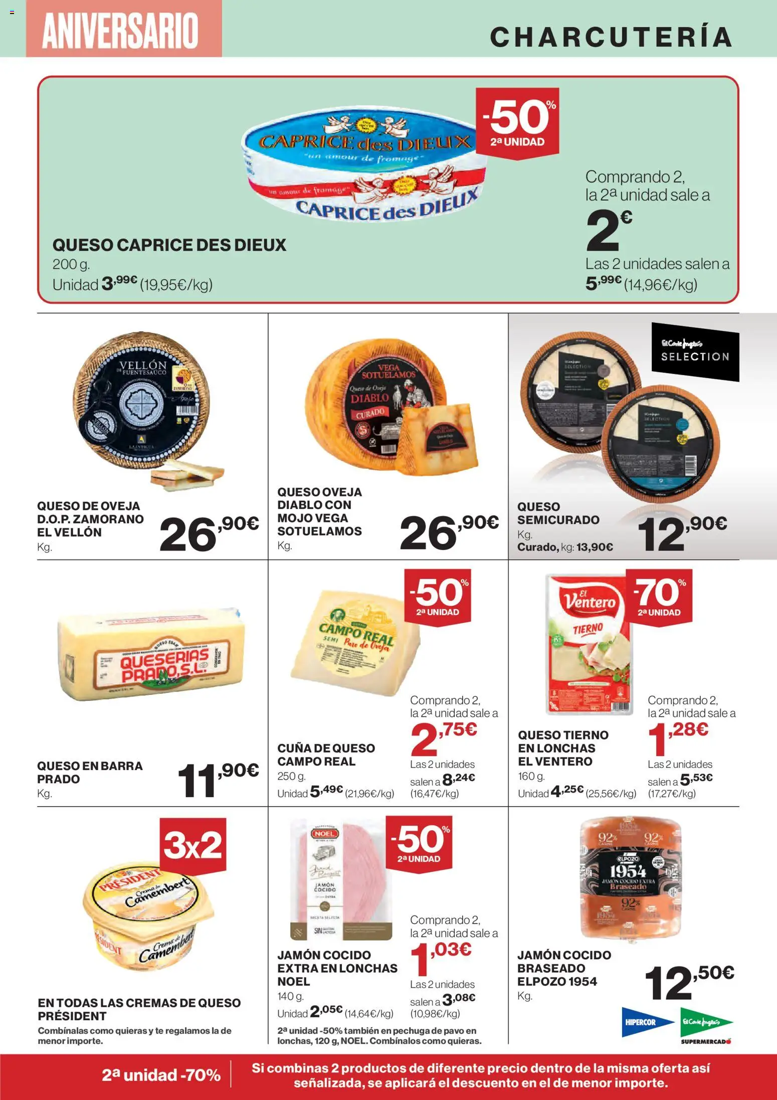 El Corte Inglés ofertas │ válido desde el 06.11.2025 | Página: 9 | Productos: Jamón, Jamón cocido, Crema, Té