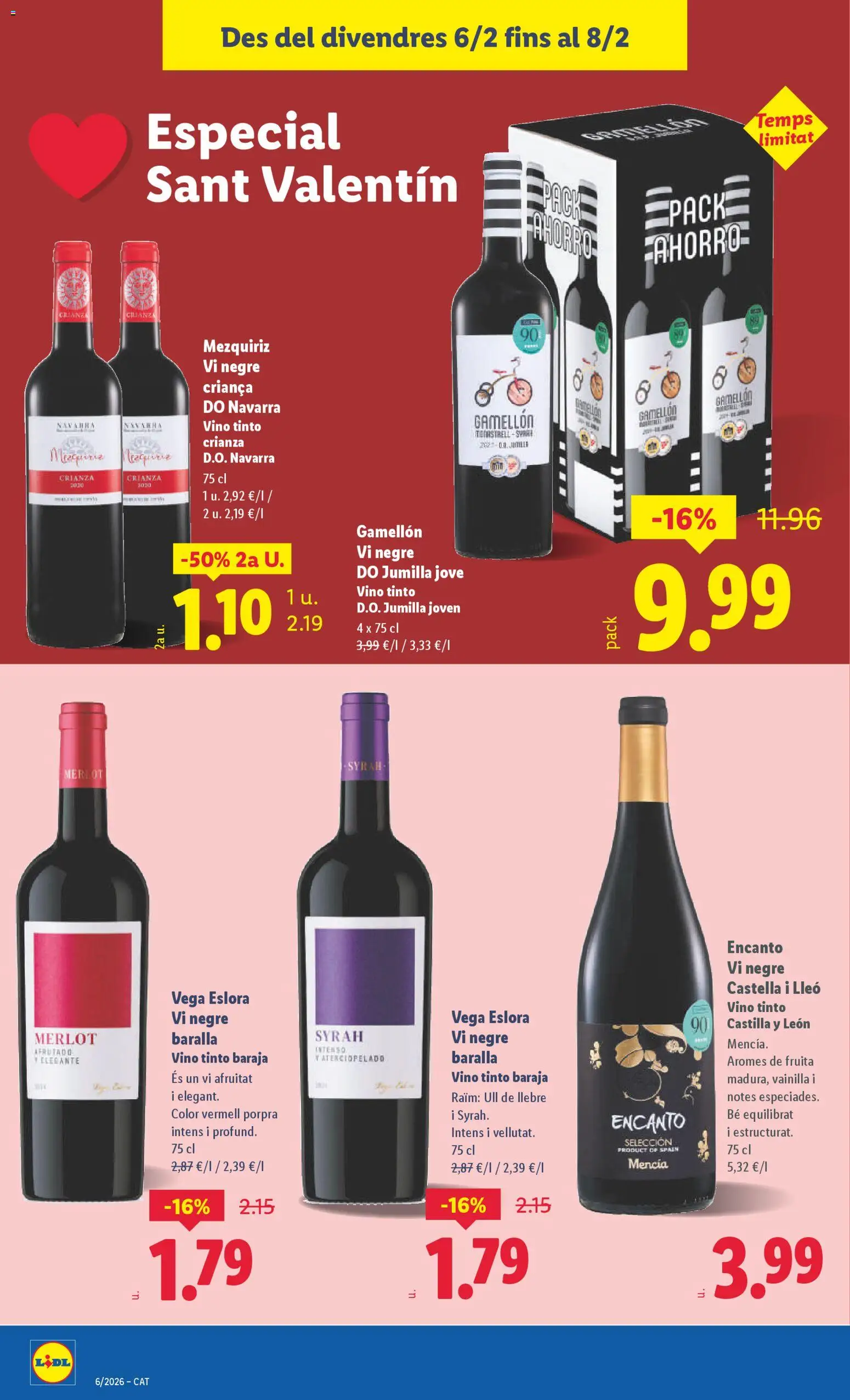 Lidl folleto │ válido desde el 02.02.2026 | Página: 26 | Productos: Vino