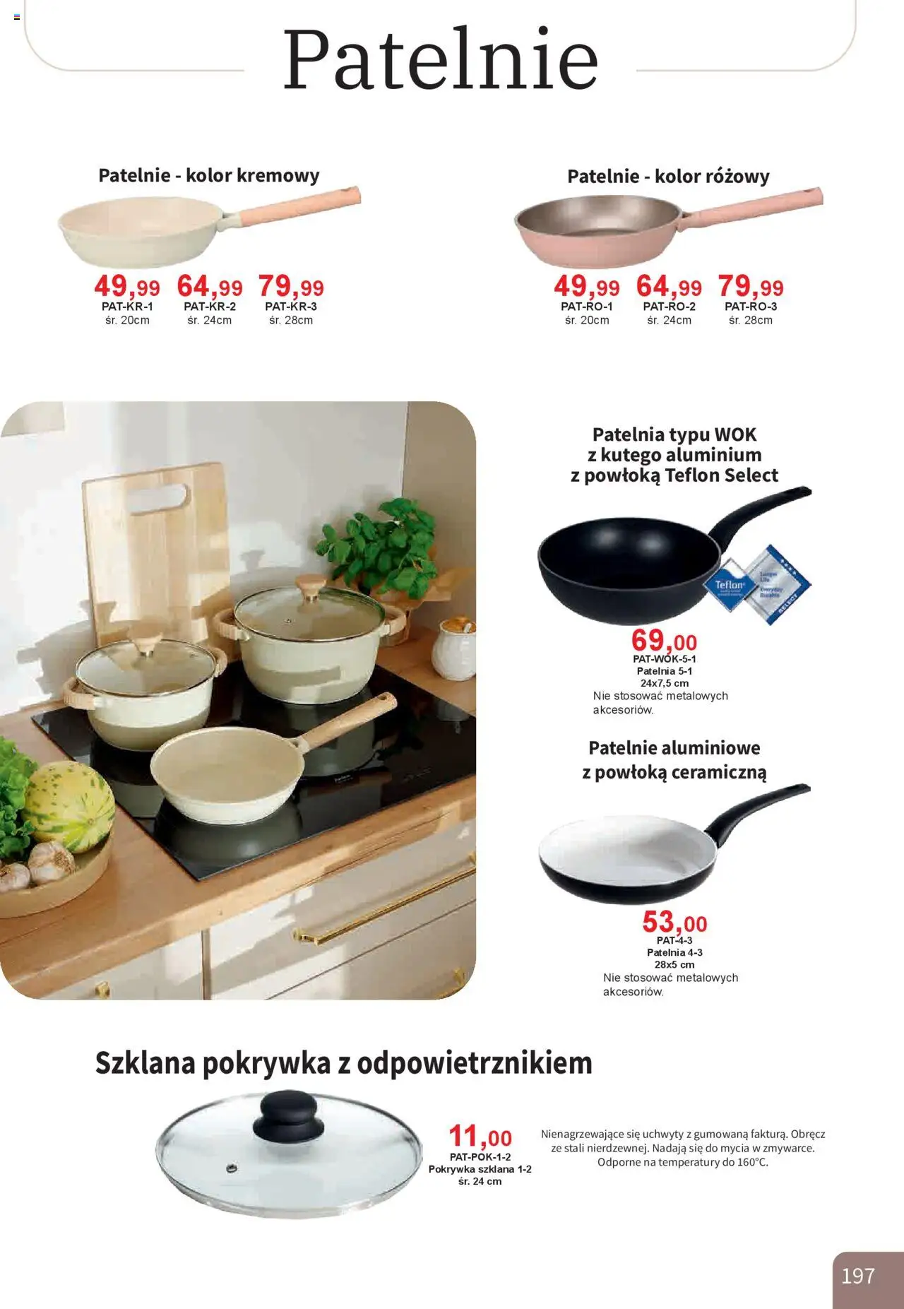 Bodzio Katalog od 01.10.2025 | Strona: 197 | Produkty: Patelnie, Patelnia