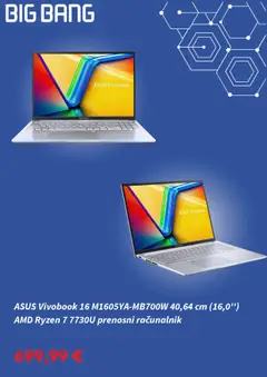 Big Bang katalog akcije – veljaven od 01.10.2025 | Stran: 7 | Izdelki: Prenosni racunalnik, Racunalnik